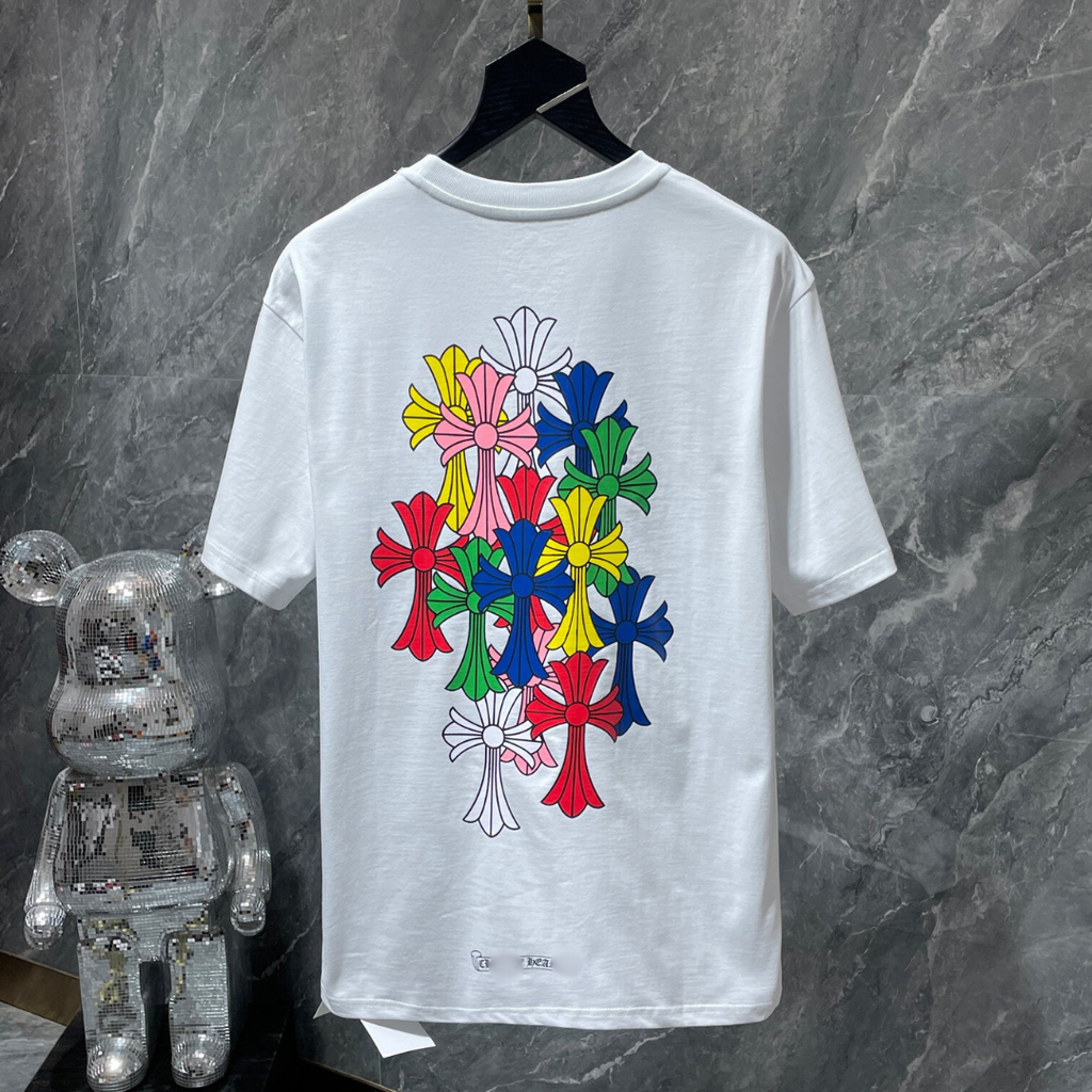 Multicolor Crosses White T-Shirt™