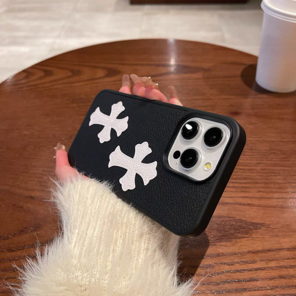 Double Cross Leather Phone Case™