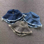 Torn Edge Denim Fisherman Hat™