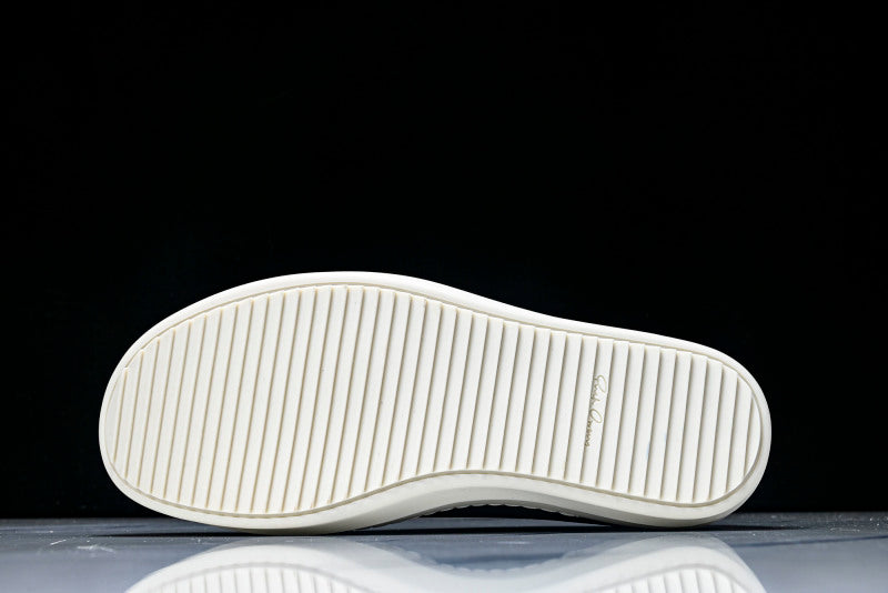 DRKSHDW Vintage Low Black Milk Leather Sneakers