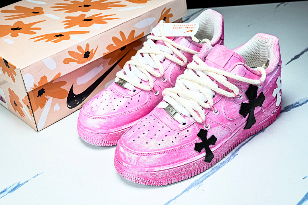 Black Crosses Pink AF1™