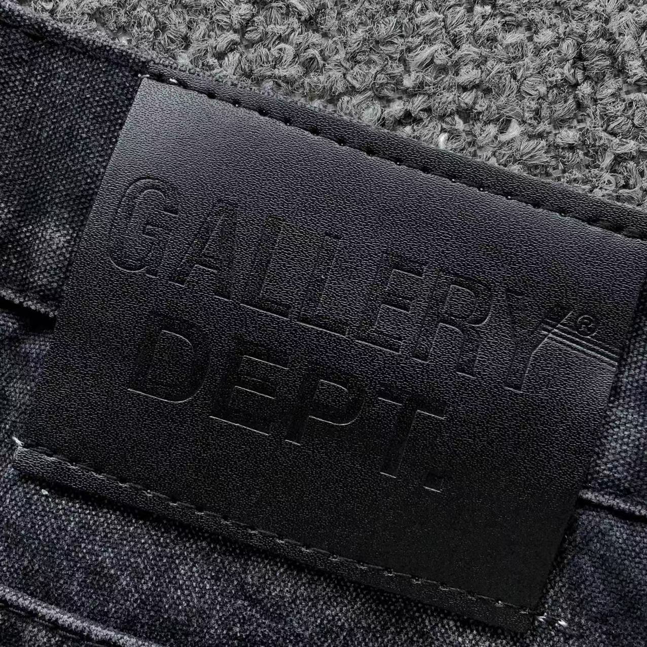 Orange Cross Patch Art Black Jeans™