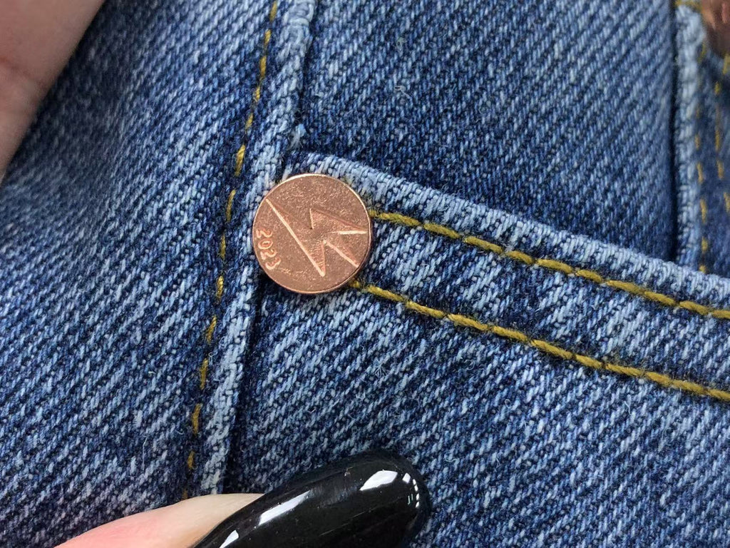 Lightning Bolt Patch Denim Jeans™