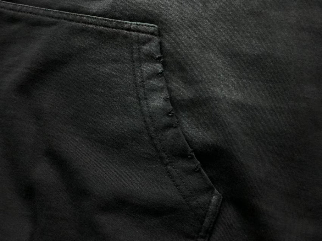 Cross & Horse Shoe Logo Torn Fabric Hoodie™