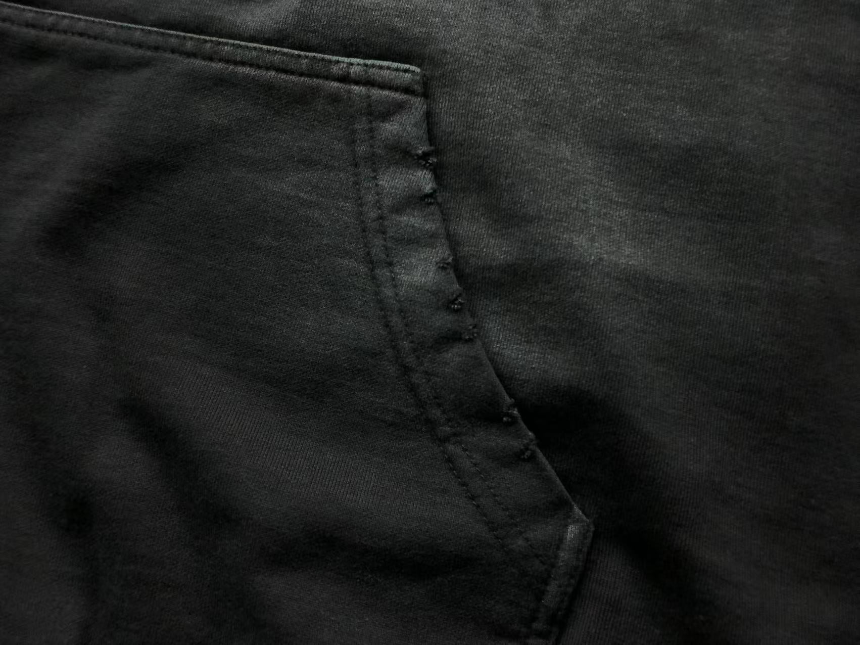 Cross & Horse Shoe Logo Torn Fabric Hoodie™