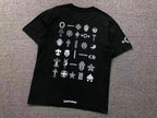 Gothic Symbols White/Black T-Shirt™