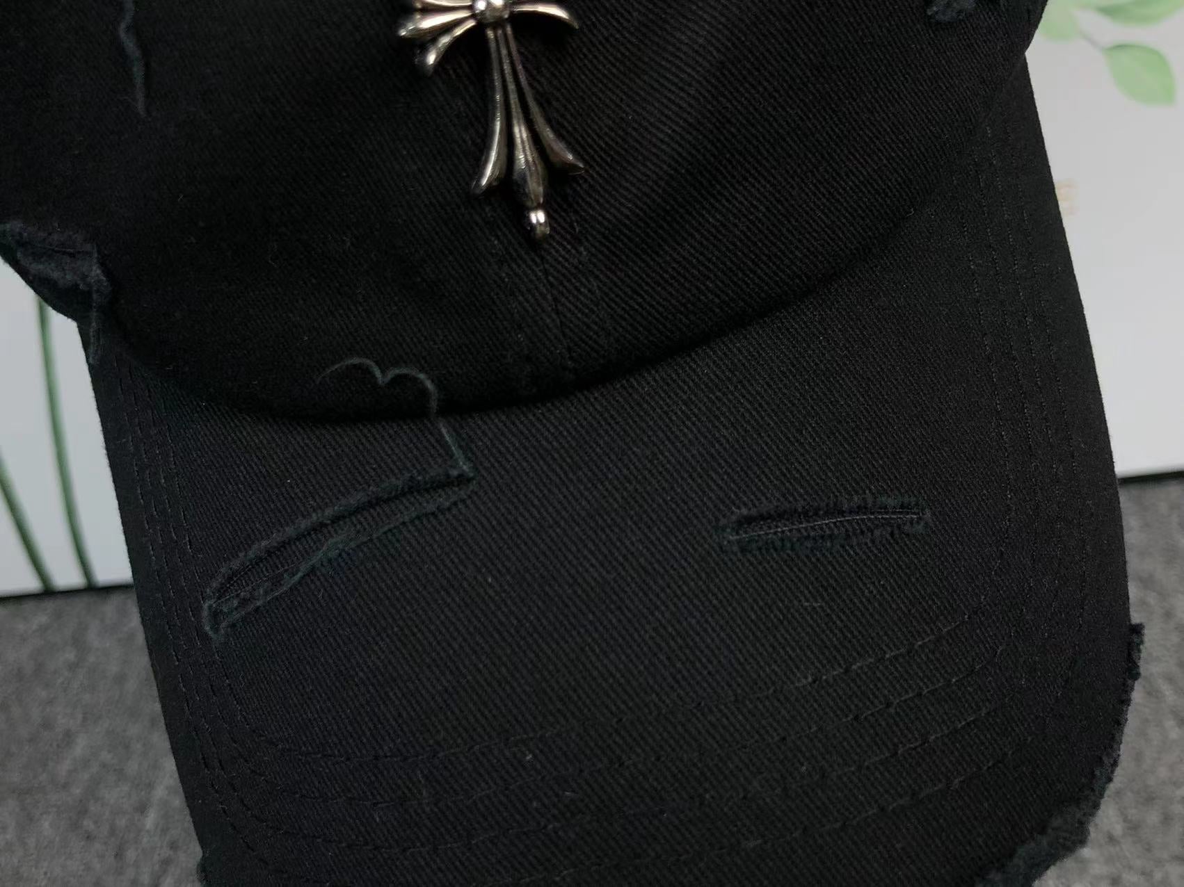 Metallic Cross Torn Fabric Baseball Cap™