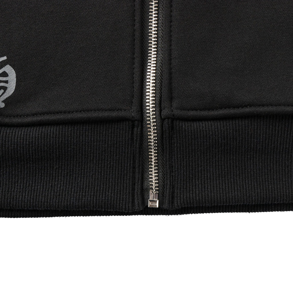 Big Cross Logo Black Full Zip Hoodie™