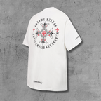 Red Ornate Cross Black T-Shirt™