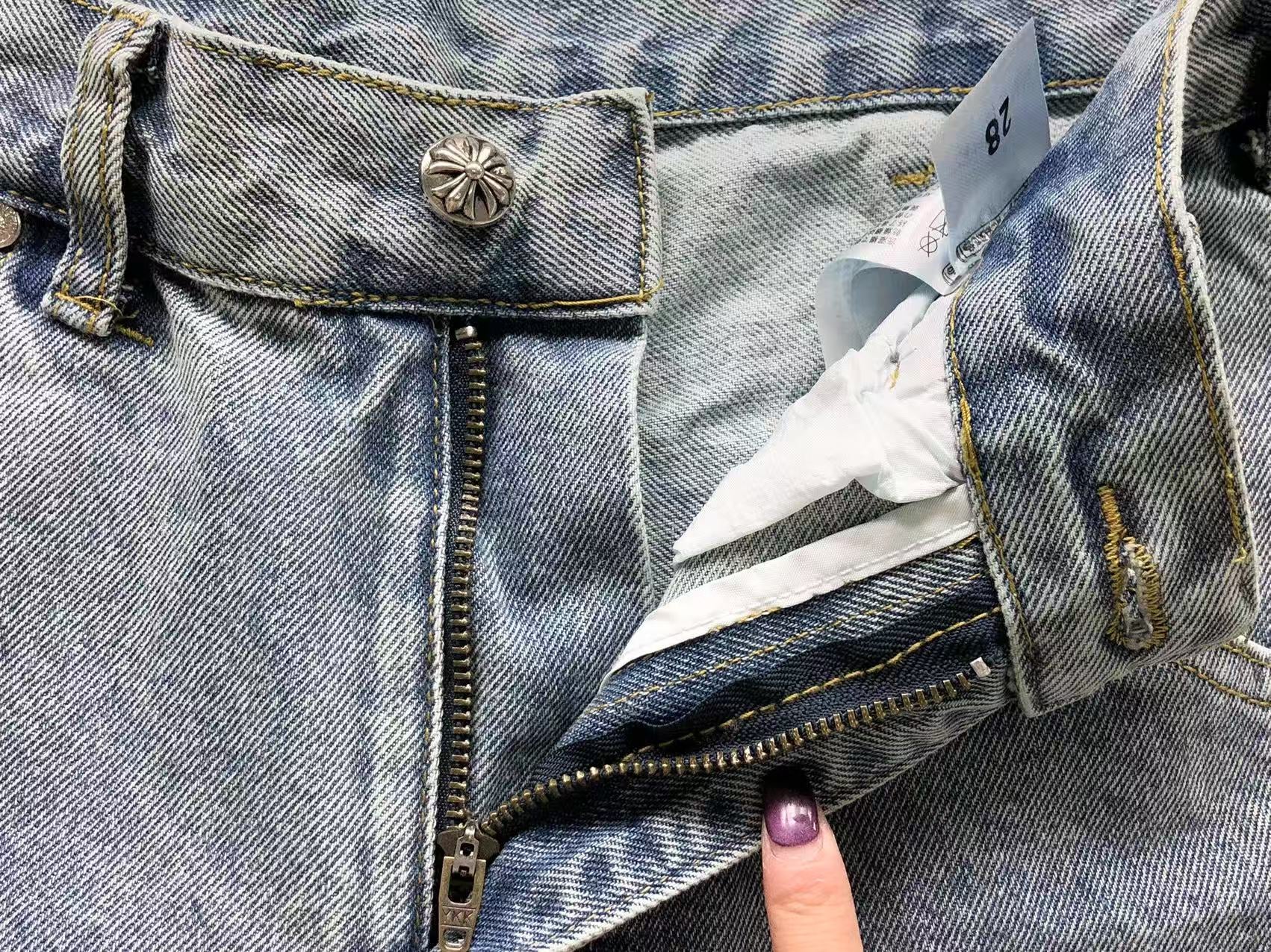 Pink White & Leopard Cross Patch Denim Jorts™