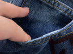 Black Leather Cross Patch Tommyboy Denim Jeans™