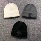 Double Leather Cross Wool Beanie™
