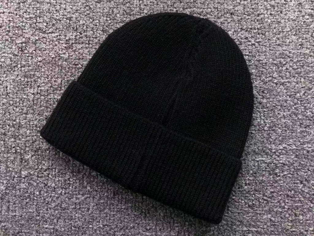 Double Leather Cross Wool Beanie™