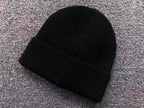 Double Leather Cross Wool Beanie™