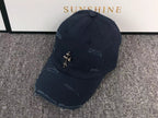 Metallic Cross Torn Fabric Baseball Cap™