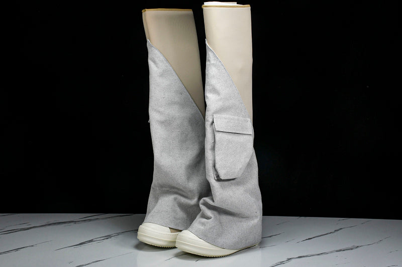 Cargo Fetish Boots "Dust Milk"