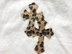 Mattyboy Leopard Cross Patch White Jeans™