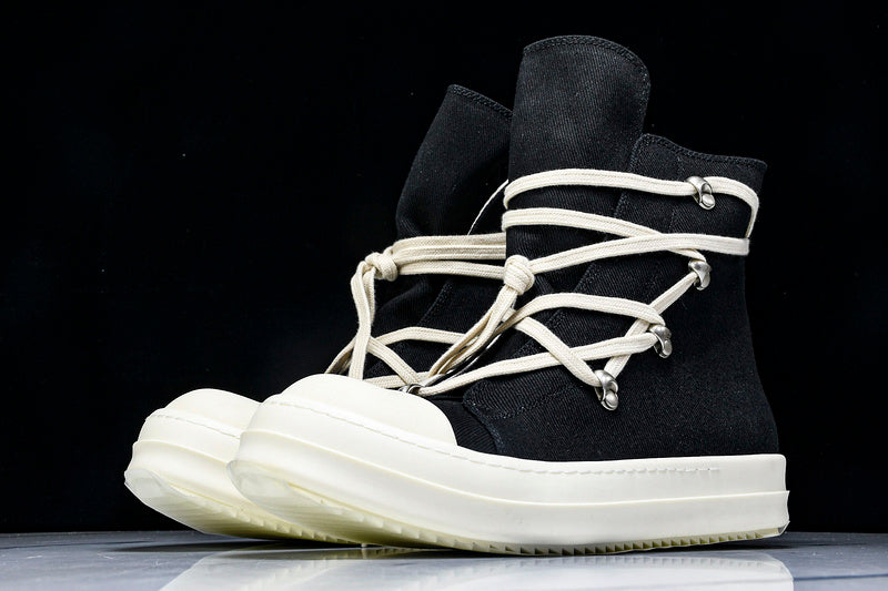 DRKSHDW Hexagram Sneakers "Black Milk"