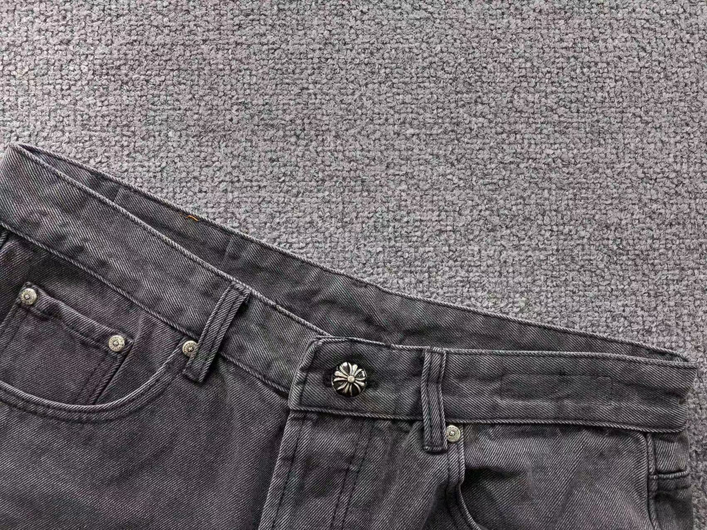 Leopard Cross Patch Dark Grey Jeans™