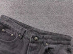 Leopard Cross Patch Dark Grey Jeans™