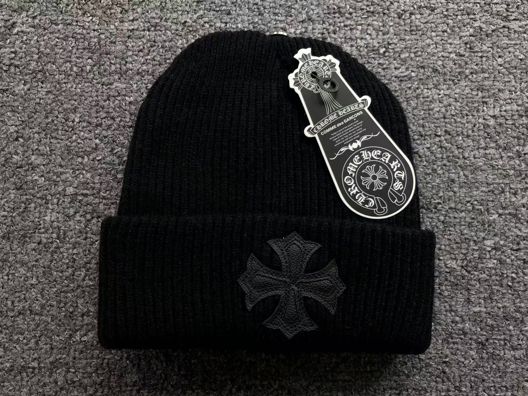 Leather Cross Beanie™