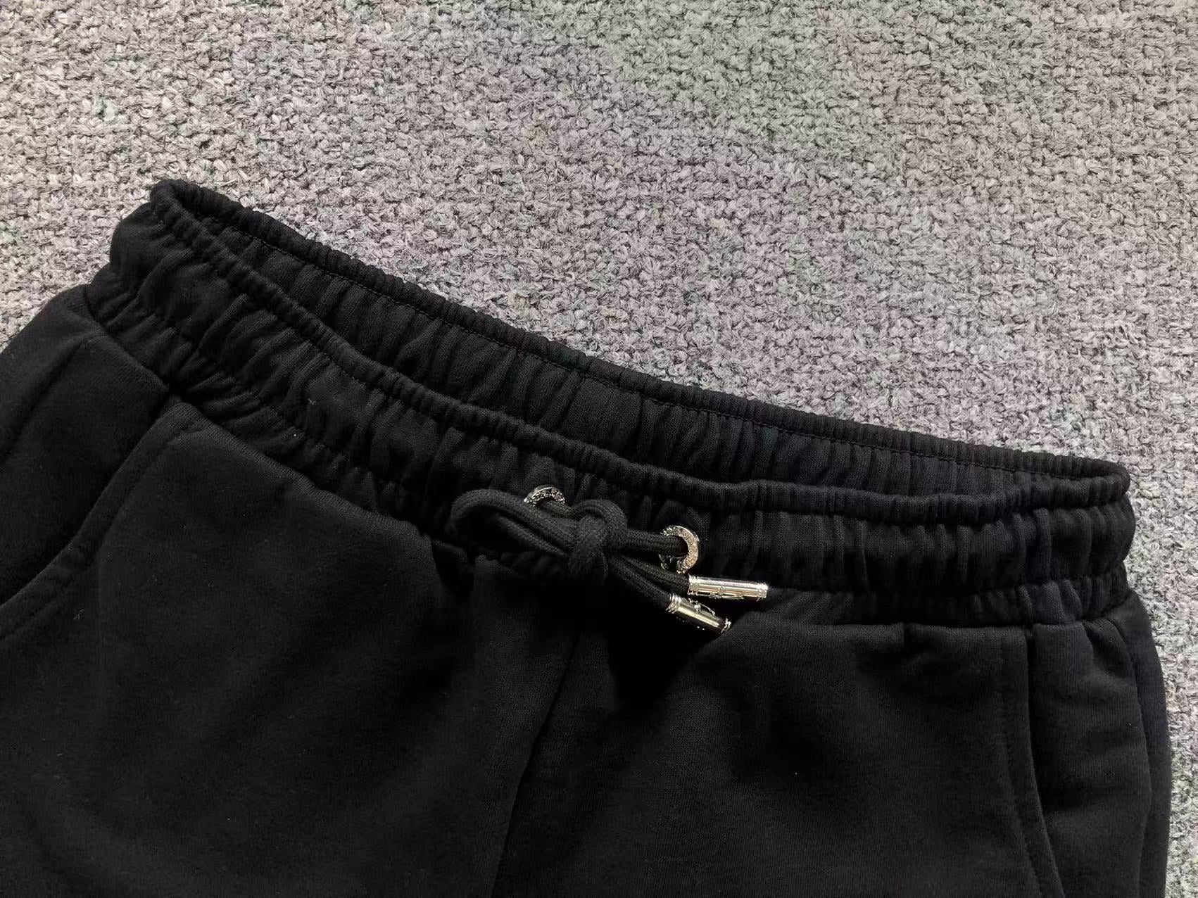 Cross Symbol Black Sweatshorts™