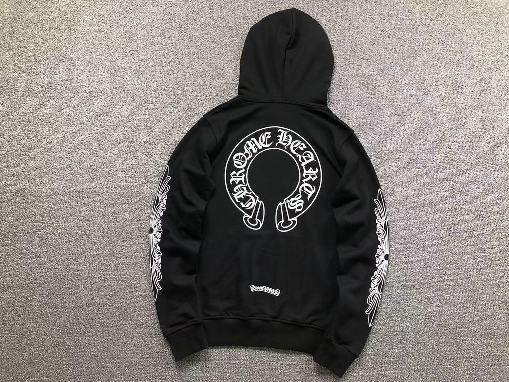 Horseshoe Logo Black Hoodie™