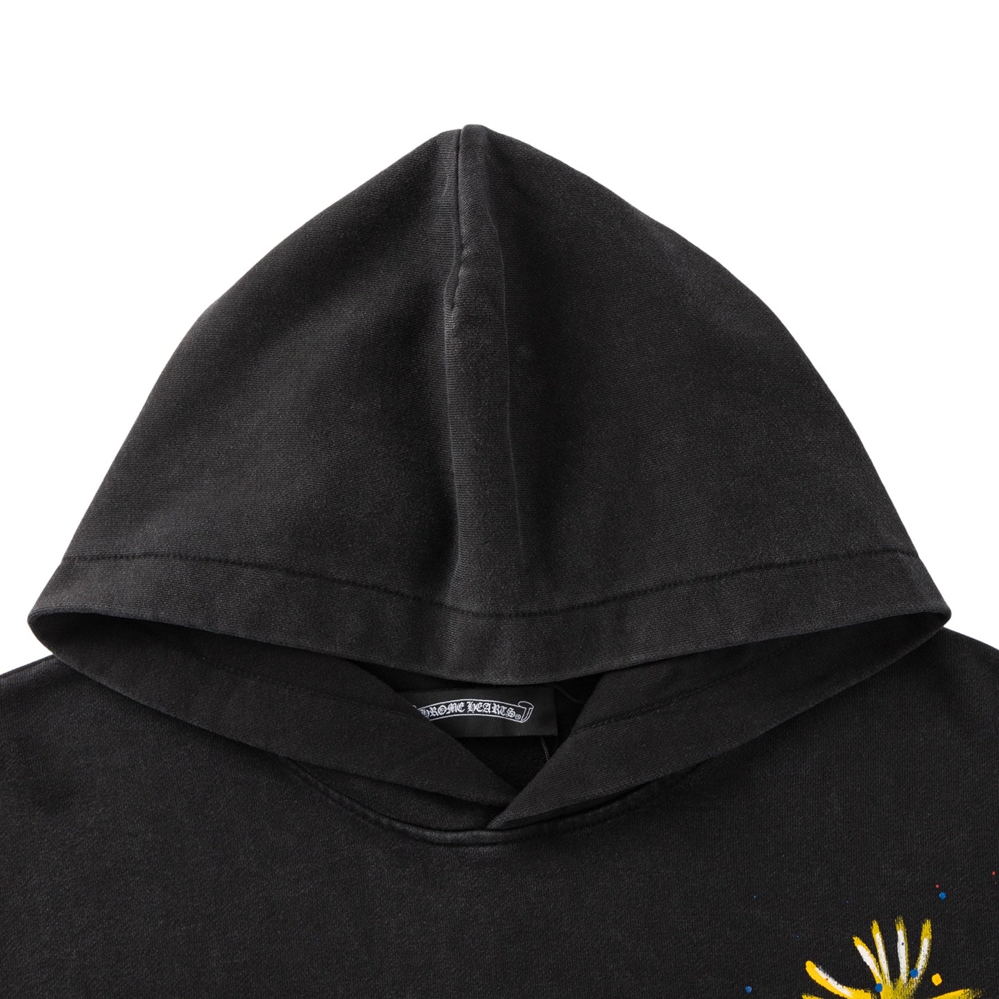 Multicolor Crosses Faded Black Hoodie™