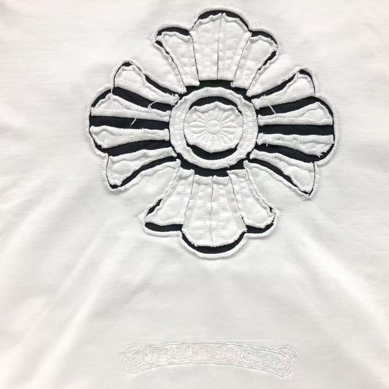 Embroidered Floral Cross Hoodie™