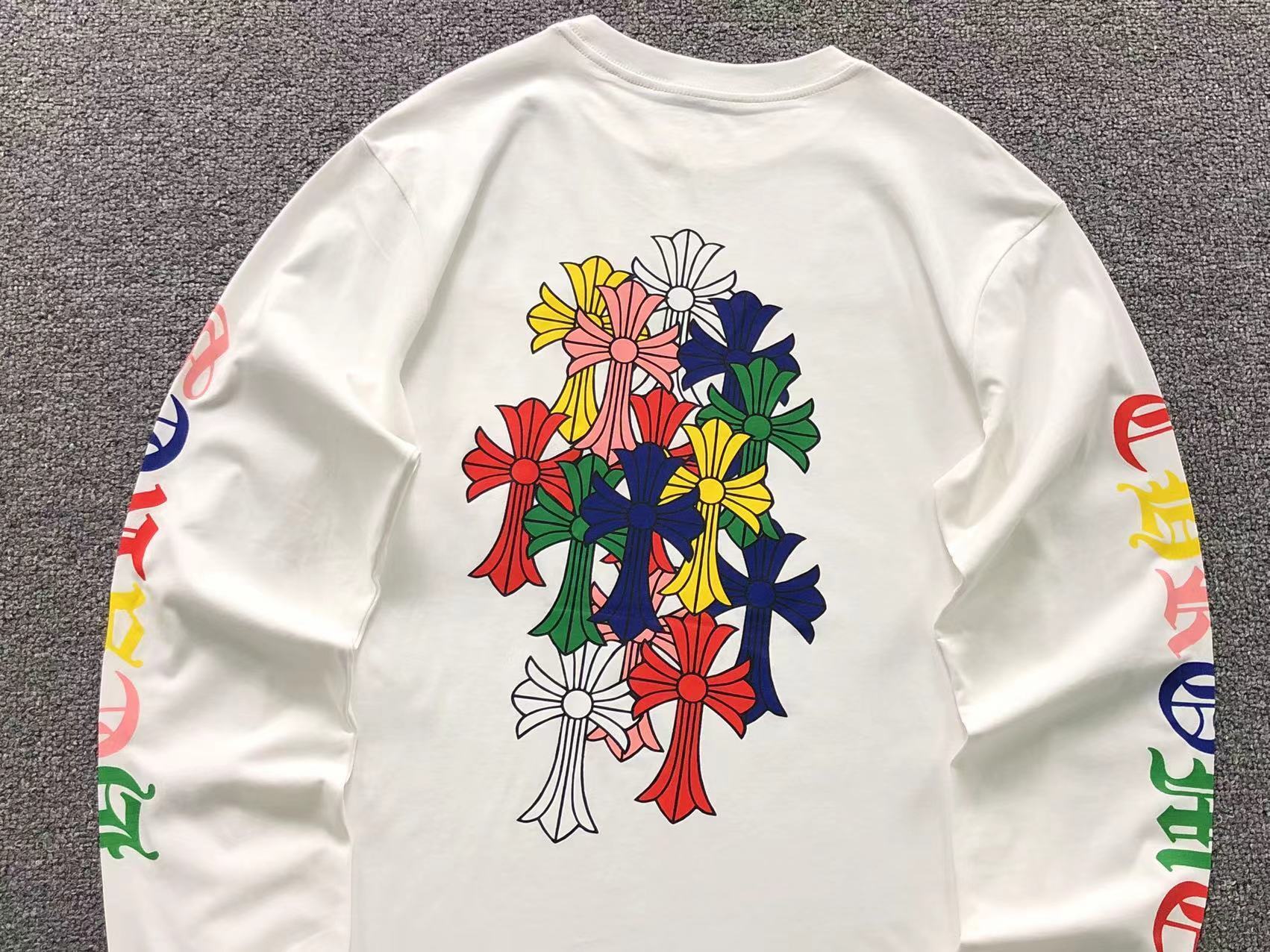 Stacked Multicolor Crosses Longsleeve™