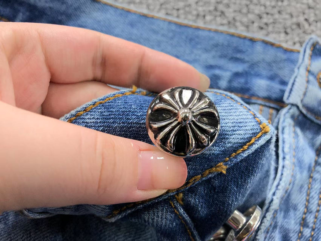 Mixed Cross Patch Denim Jeans™