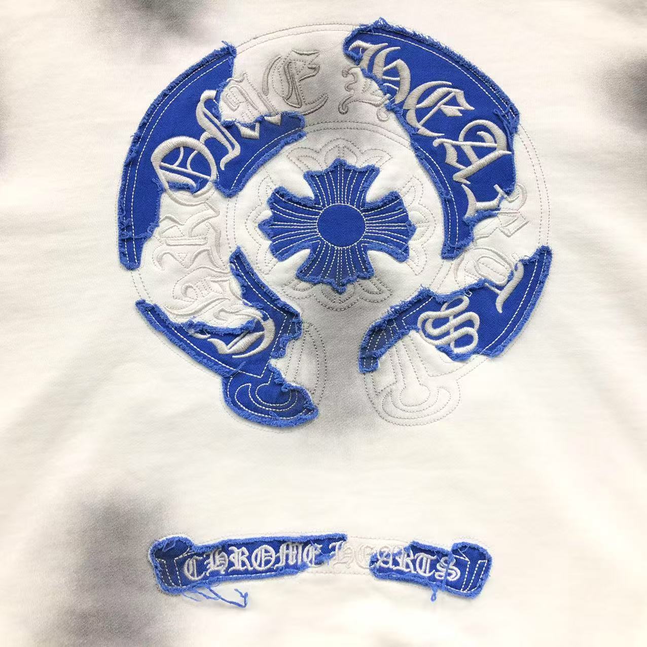 Washed Torn Embroidery Hoodie™