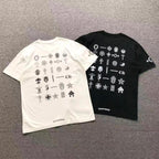 Gothic Symbols White/Black T-Shirt™