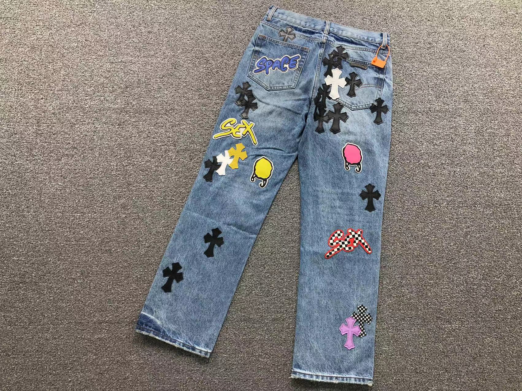 Mattyboy Cross Patch Denim Jeans™