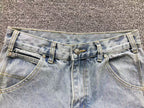 Pink White & Leopard Cross Patch Denim Jorts™