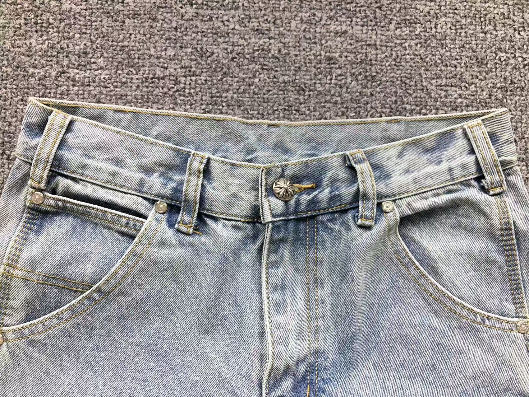 Pink White & Leopard Cross Patch Denim Jorts™