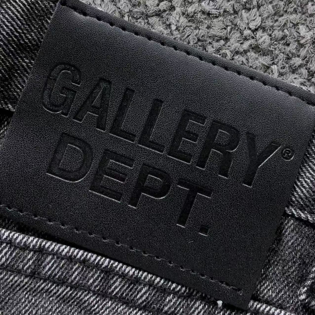 Black Cross Patch Two-Tone Grey Jeans™