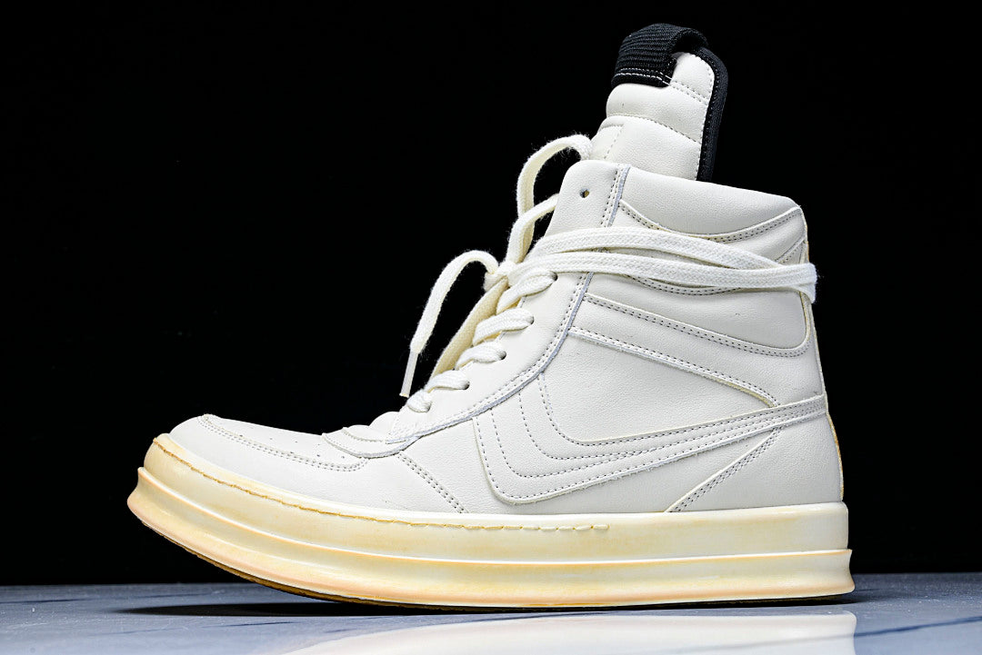 High Top Geobasket White Dunk Shoes