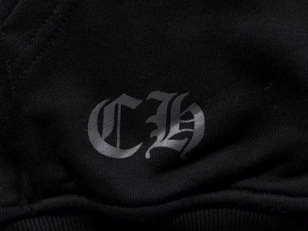 Red Cross Emblem Black Full Zip Hoodie™