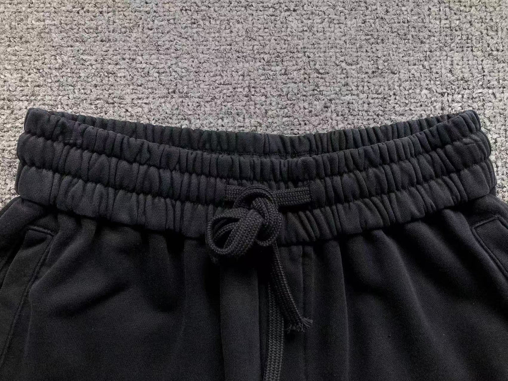 Faded Fabric Black Sweatshorts™