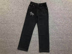 Triple Cross Pocket Black Denim Jeans™