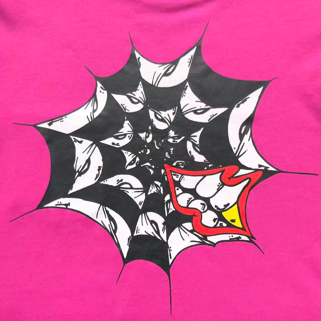 M-Boy Spider Web Pink Long Sleeve™