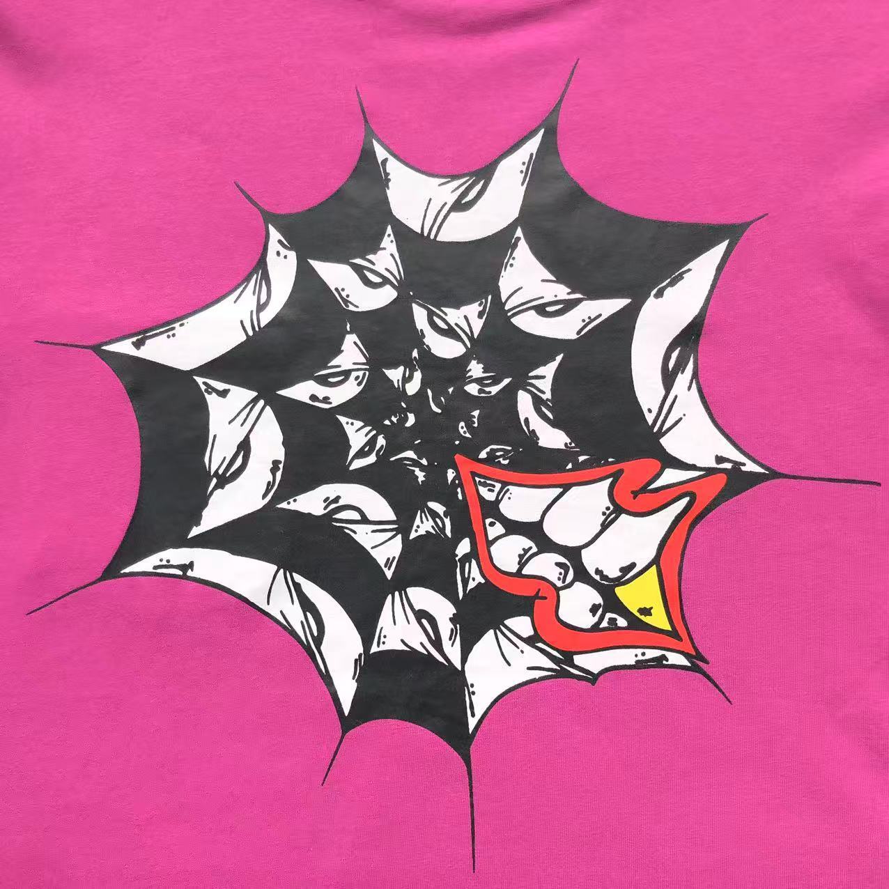 M-Boy Spider Web Pink Long Sleeve™