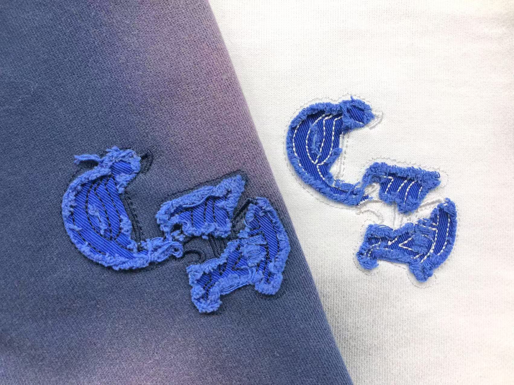 Washed Torn Embroidery Hoodie™