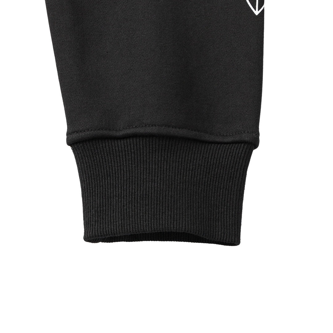 Horseshoe Logo Black Full Zip Hoodie™