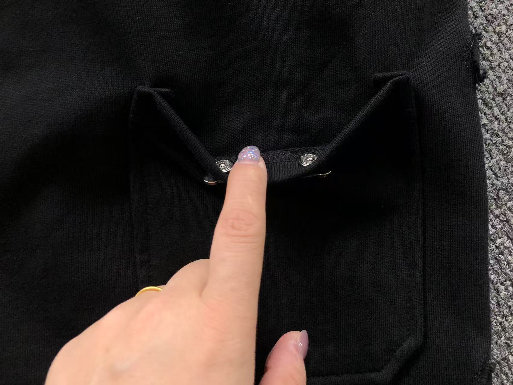 Black Cross Baggy Black Sweatpants™