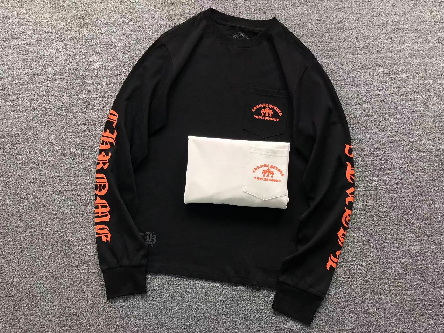 Hollywood Orange Triple Cross White/Black Long Sleeve™