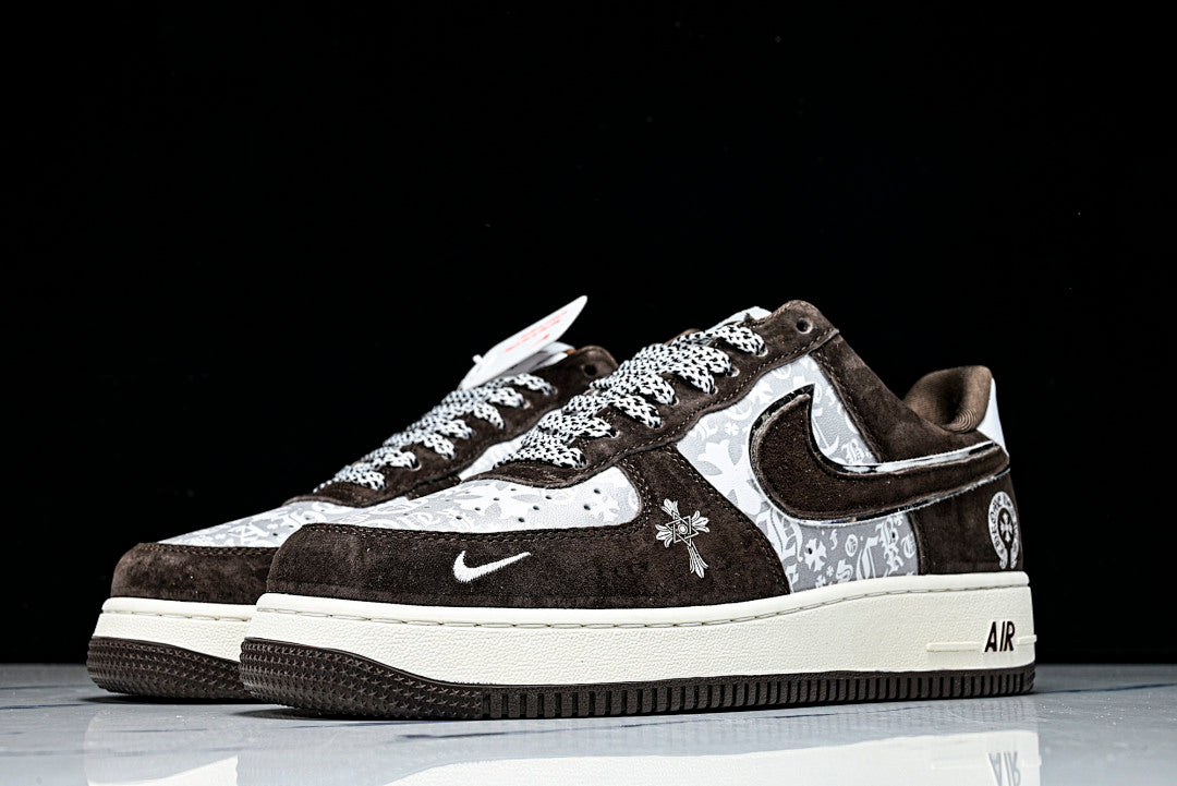 White Horse Shoe Logo Velvet Brown AF1™