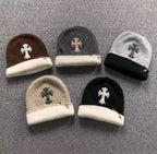 Metal Pin Cuffed Wool Beanie™