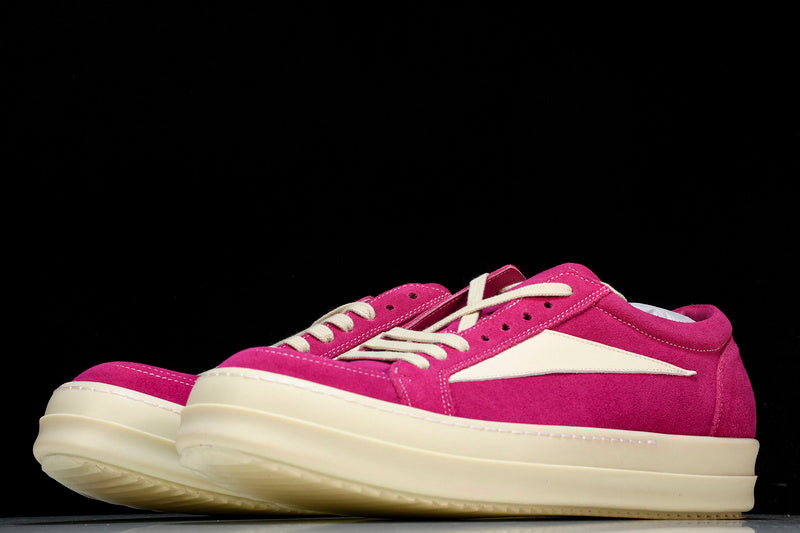 EDFU Vintage Sneaks "Velour Suede Hot Pink Milk White"